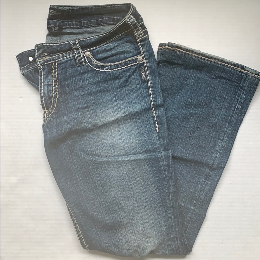 Silver Suki 17” jeans 31/33